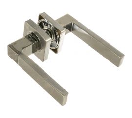 Дверная ручка на квадратной розетке Милан РЕНЦ DH 51-02 SC/CP 