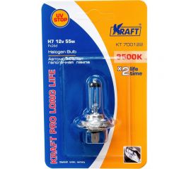 Комплект автоламп KRAFT Н7, 12 В, 55 Вт, Pro Long Life, 2 шт. KT 700226 