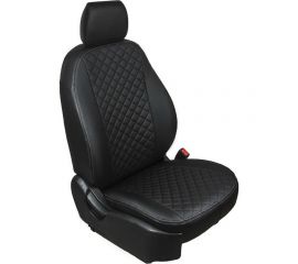 Авточехлы Rival Ромб (зад.сп. цельная) Nissan Terrano 17-/Renault Duster 15-21, эко-кожа, SC.4706.2 