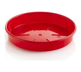 Поддон Teraplast PLATO диам. 12 см, высота 2 см, красный 08086012010 