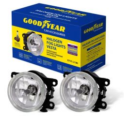 Противотуманные фары Goodyear GY-FL-2180 галогенные, Vesta, с лампами, H11, 12 В, 2 шт. L GY019005 