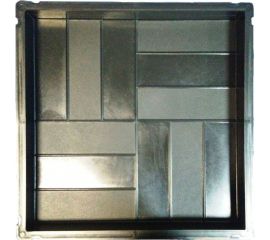 Форма для тротуарной плитки Формыпласт 12 кирпичей 728 