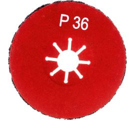 Диск шлифовальный фибровый полужесткий 125х22.3 мм, Р36 S.E.B. 508AK-125P36 