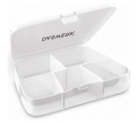 Таблетница-контейнер DASWERK для лекарств и витаминов, 5 отделений, карманный 630849 