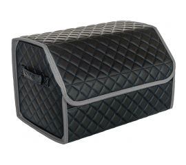 Автомобильный органайзер в багажник Vicecar синяя нить/светло-серый кант VC047_светлосерый 