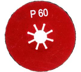 Диск шлифовальный фибровый полужесткий 125х22.3 мм, Р60 S.E.B. 508AK-125P60 