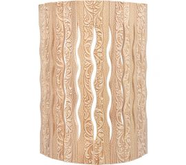 Угловой абажур для светильника Банные Штучки липа, с орнаментом цветы, 31х9х22 см 33420 