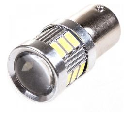 Автолампа диод S25 P21W 18 SMD диода BA15s 1-контурная, белая SKYWAY S08201316 