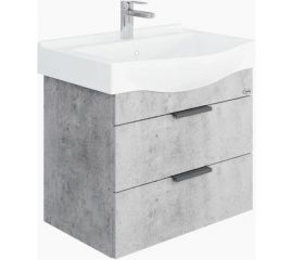 Подвесная тумба с раковиной Onika ДЕВИС бетон чикаго 65.13 106546 