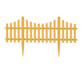 Декоративный забор PALISAD Гибкий, 24 х 300 см, желтый 65016 