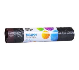 Мешки для мусора ""Особо прочные"" 35 л, 15 шт, черные, ролик, с тесьмой для затягивания Fun Clean 6444 