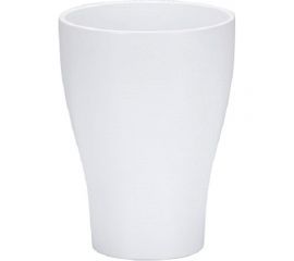 Кашпо Scheurich 608 Panna керамика, высокое, диам. 13 см, белое 060047 