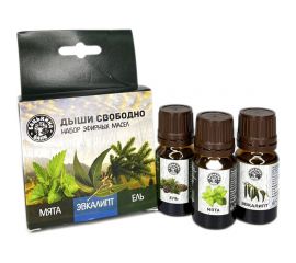 Набор эфирных масел Бацькина баня Дыши свободно 16102 