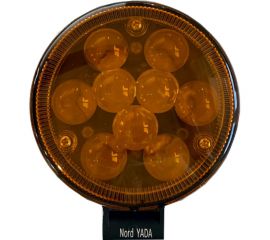 Фара рабочего света Nord-Yada 27 Вт, круглая, 9 диодов, желтый, 110х110х54 908617 