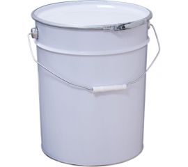 Ведро Тара.ру металл, 20 л, крышка-обруч, белое 20812 