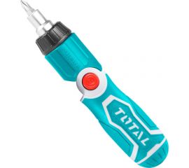 Отвертка реверсивная с насадками 13 в 1 TOTAL TACSD30136 