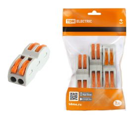 Соединительная проходная клемма TDM СК-412-2 2,5мм2 4 шт/упак SQ0527-0051 