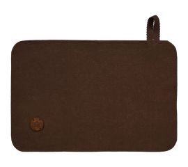 Коврик Банные Штучки коричневый с деревянным логотипом, войлок 100% 41418 