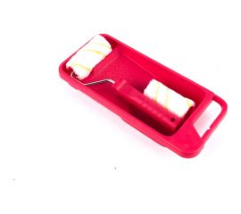 Малярный набор VIRTUS ванночка малярная, ручка, 2 миди-валика, полиакрил, 100 мм 002777003 