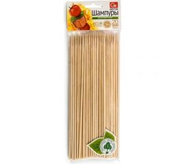 Деревянные шампуры с круглым сечением GRIFON 20 см, 100 шт., 3 упаковки 400-101/1_3 