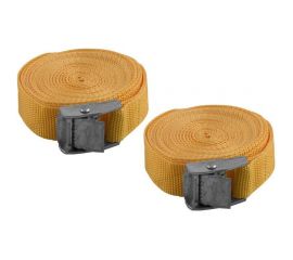 Стяжка для крепления груза DolleX 2.5 м х 25 мм, 0.7 т, с фиксатором, 2 шт. ST-252508 