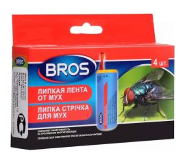 Липкая полоска от мух BROS специальный объемный рисунок, 5 шт 700199 