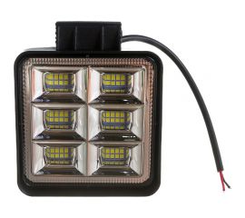 Фара рабочего света Nord-Yada 48 Вт, квадрат, 48 диодов, дальний, 108х108х40 мм 908819 