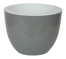 Пластиковый горшок с вкладкой liveingreen Орион серый муссон, диам. 24 см, высота 18 см, 6 л ОР24-70 