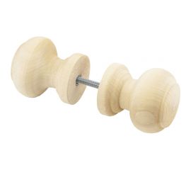 Дверная круглая ручка Банная линия 5.5 см, 2 шт. 12-569 