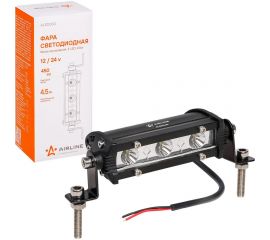 Светодиодная фара (балка) однорядная Airline 3 LED, направленный свет, 4.5W, 108x30x47, 12/24V ALED060 