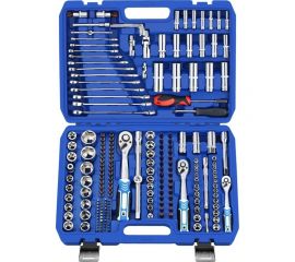 Набор инструментов для авто GOODKING 216 предметов, 1/4 3/8 1/2, трещотка 72 зуба B-10216 