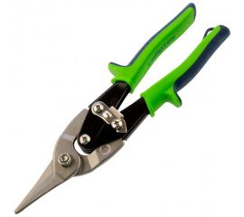 Ножницы по металлу СИБРТЕХ 250 мм, прямой рез, сталь С55, двухкомпонентные рукоятки 78336 