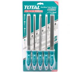 Набор напильников 200 мм, 5шт. TOTAL THT918516 