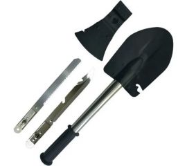 Дорожная лопата URM 4 предмета, лопата, топорик, пила, нож, в сумке D00784 