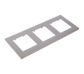 Рамка Simon 3 поста, алюминий 2400630-033 