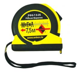 Рулетка Энкор Метка 7.5 м 10107 