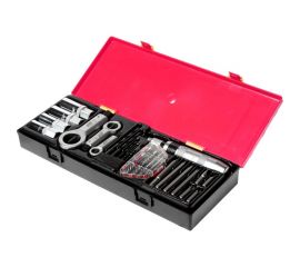 Набор инструментов для демонтажа крепежных элементов с поврежденной резьбой в кейсе 26 предметов JTC-K8261 