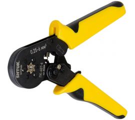 Пресс-клещи для опре��совки втулочных наконечников 0.25-6 мм2 SHTOK ПК-6вт-6 03504 