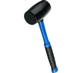 Резиновая киянка ЗУБР 900 г, чёрная, с фибергласовой рукояткой 20532-900_z01 