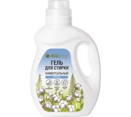 Универсальный гель для стирки ECOZAVR «Хлопок» 1 л БХ-0023 