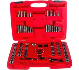 Набор метчиков и плашек SK-5 M3-M12, кейс, 75шт МАСТАК 351-00075C 