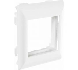 Суппорт с рамкой SPL на 1 пост 45x45 в профиль для кабельных каналов 100x50, 105x50, 10 шт. 100007S 