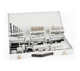 Набор ручных метчиков и плашек GSR M3-M12 DIN 352/223 HSSG 45 предметов 00708080 