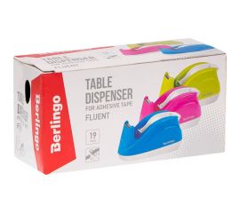 Настольный диспенсер BERLINGO Fluent для канцелярской клейкой ленты, ассорти FSd_00039 