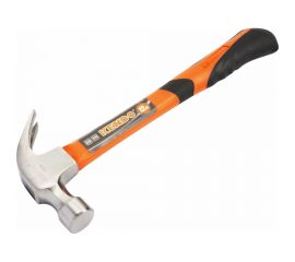 Молоток-гвоздодер KENDO с фибергласовой рукояткой 25100 