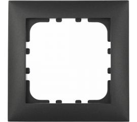 1-постовая рамка LK Studio черный бархат 864108-1 
