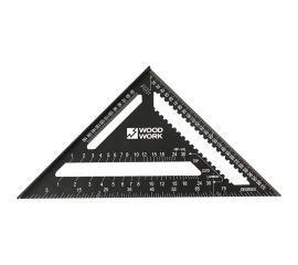 Плотницкий угольник WOODWORK 300 мм, алюминиевый, метрический CTR-300 