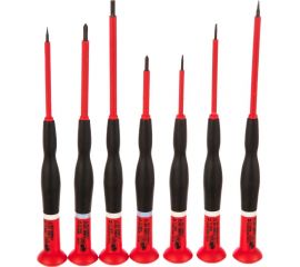 Набор изолированных шлицевых и крестовых отверток РН для электронщиков из 7 предметов CIMCO 11 2050 