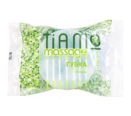 Губка для тела TIAMO Massage КРУГ поролон+массаж 7719 