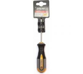 Шлицевая отвертка Ladina GREPP SL3*75мм, CrV, 3х-компонентная рукоятка 201-002 